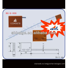 sello de seguridad de cable BG-G-008 precinto de cable, sello de logística, sello cisterna